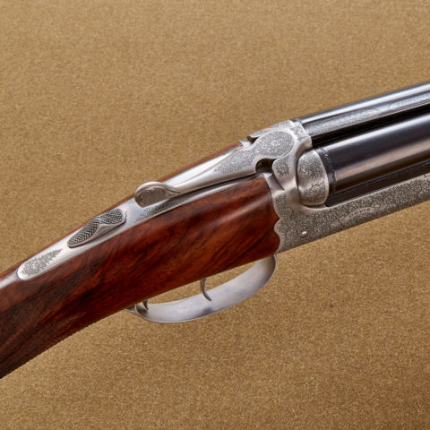 Another view of the Orvis Classic Side-by-Side Shotgun